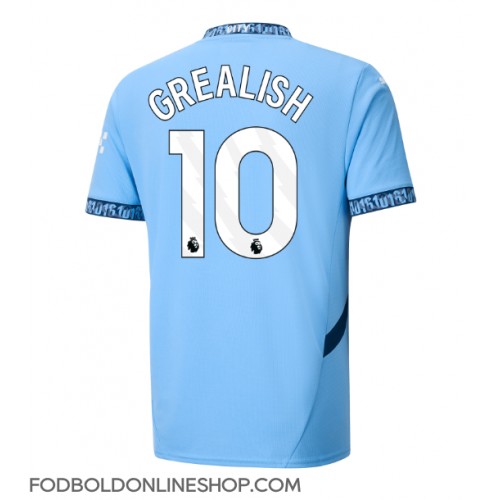 Manchester City Jack Grealish #10 Hjemmebanetrøje 2024-25 Kortærmet